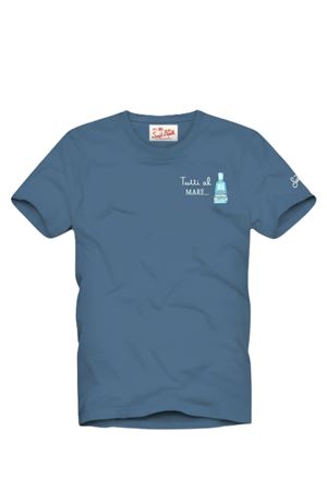 T-Shirt Portofino Man In Cotone Con Stampa Frontale MC2 SAINT BARTH | T-shirt | POT000104461L